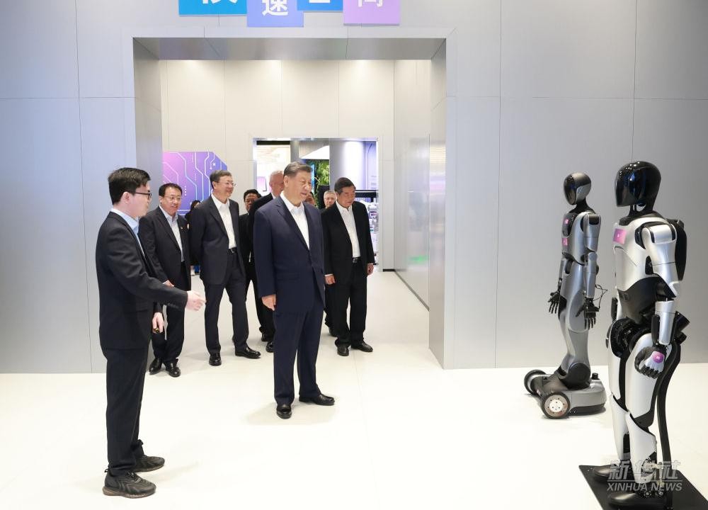 习近平总书记到上海调研，333体育代表具身智能行业汇报进展